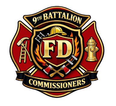 9th Battalion Commissioners logo